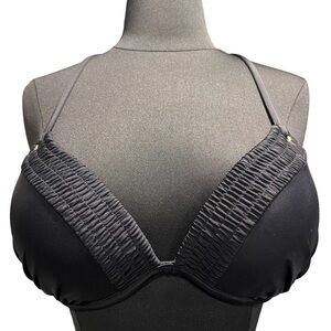 Victoria’s Secret Black Padded Push Up Bikini Top